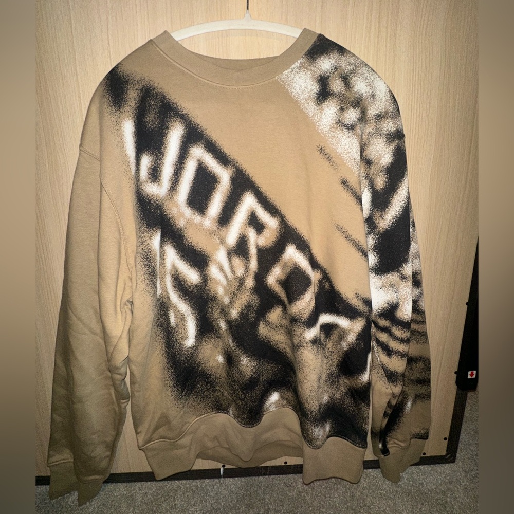 Jordan Men's Sweater in Tan and Black